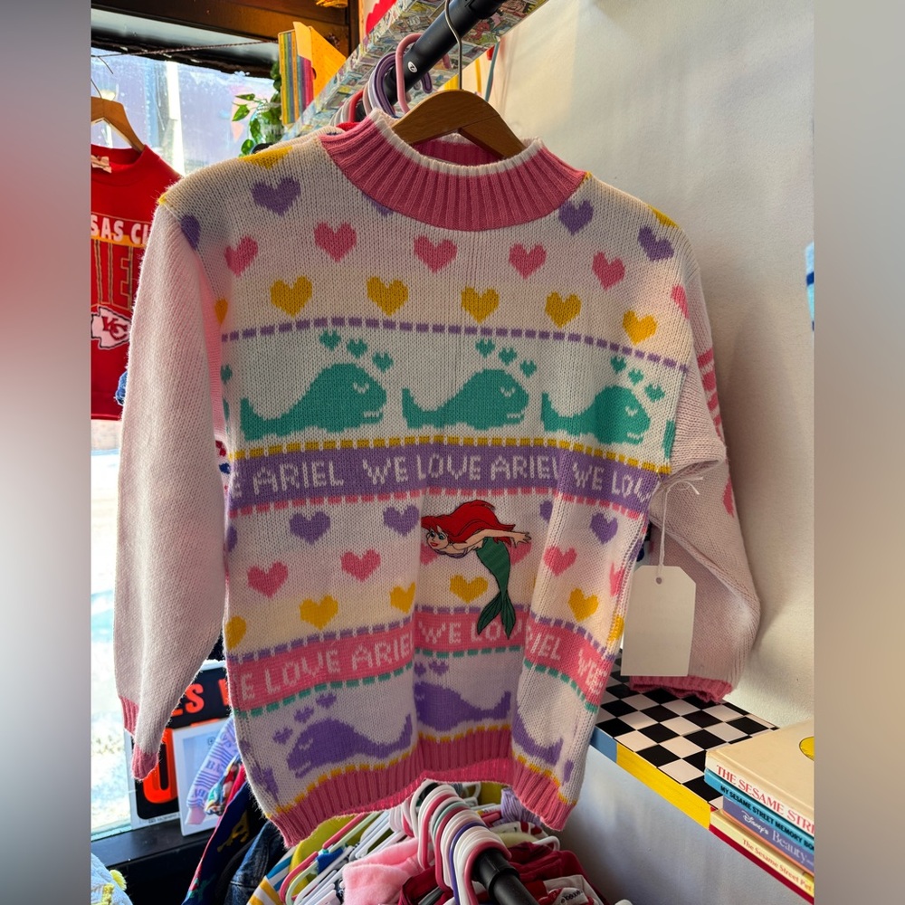 Vintage The Little mermaid knit